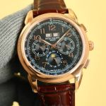 PATEK PHILIPPE Best Edition with CH 29-535 Movement Red/Black Italian Calfskin Watch Strap 41mm Watch